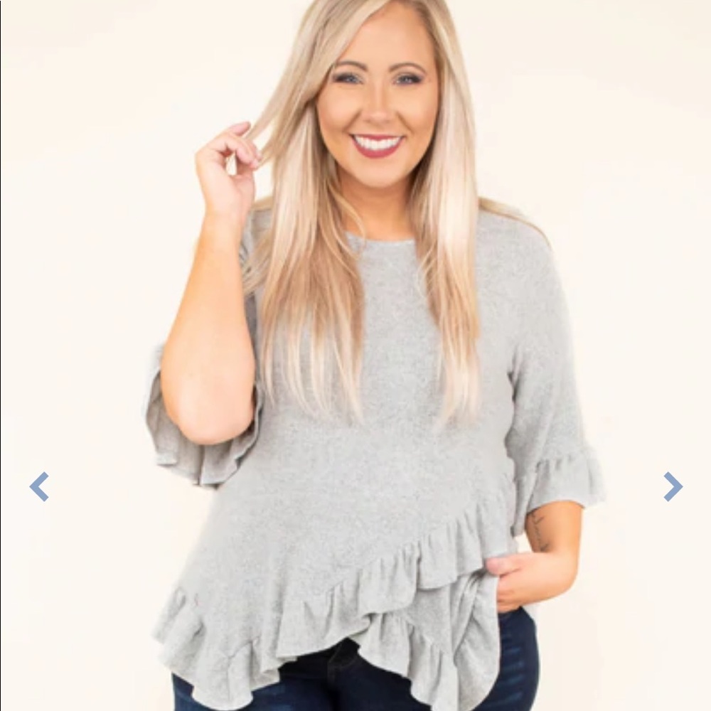 Feelin' Like A Dime Top, Gray